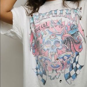 Urban Outfitters Metallica Norcal Heavy Metal Rock Tee size s/m